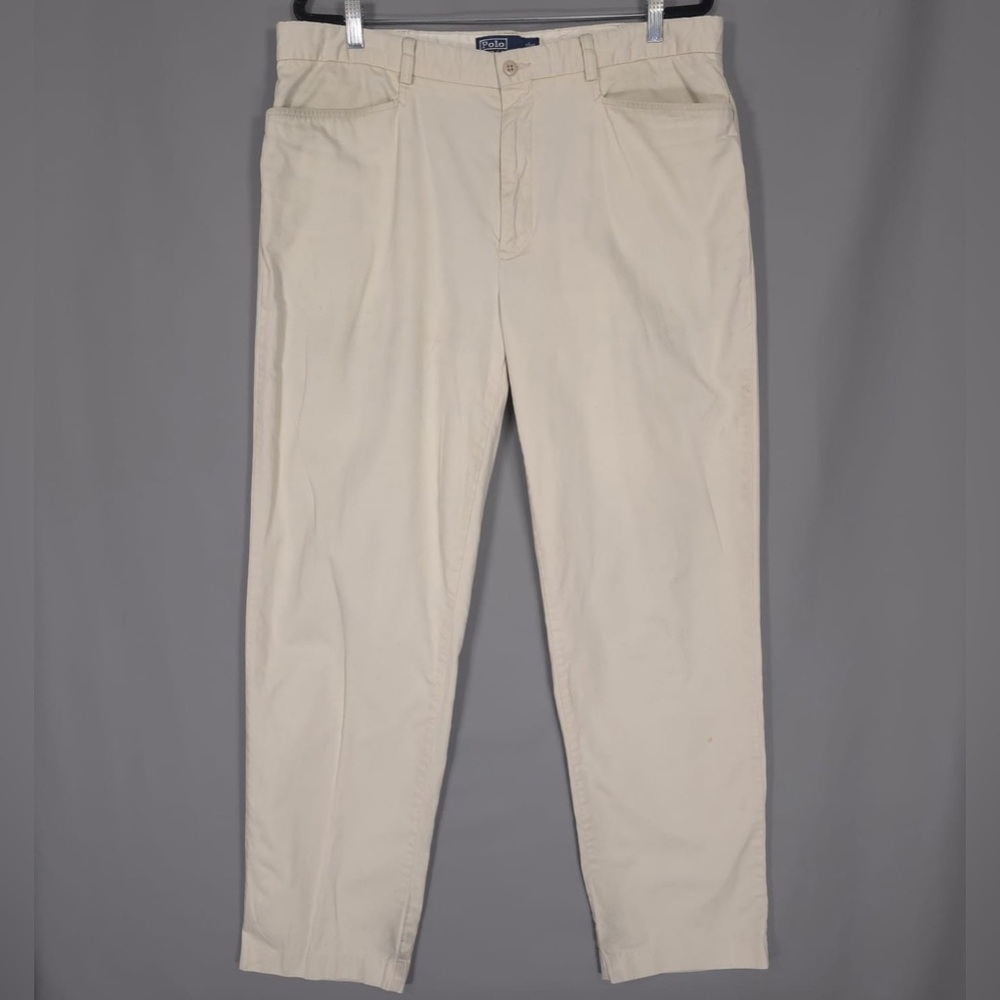 POLO RALPH LAUREN Men’s Pants Slacks 38/32 Front Pockets Straight Casual Chino
